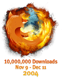 Firefox en llamas